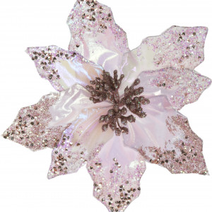 Магнолия на клипсе Версаль 18*7 см., пудровый, Koopman (YZH502390/1)