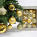 Набор стеклянных шаров Золотые дюны 26 шт., 7 см.,House of seasons (85576)