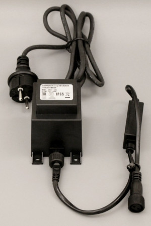 Трансформатор 60Вт, 220/24В 1.5 м.,черный провод, статика Teamprof (TPF-220AC/DC24-ST-60W-B)