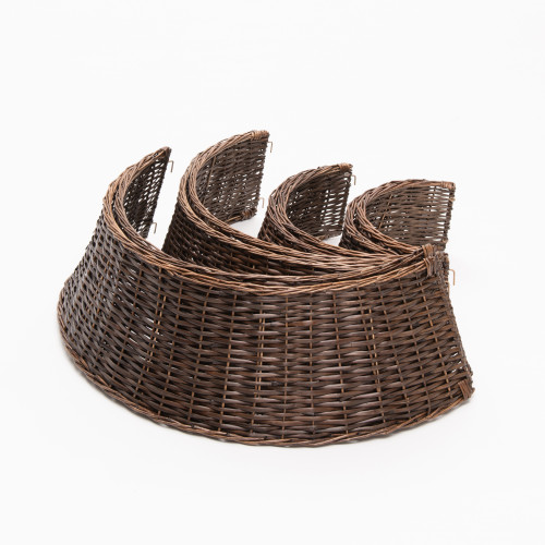 Корзина под елку Кантри Стайл 50*40*22 см., коричневая, разборная, ЕлкиТорг (50-232) в Санкт-Петербурге