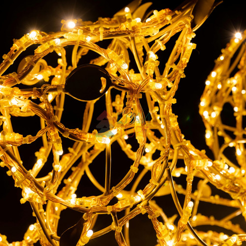 Светодиодная фигура Белка золотая Premium 1 м., Conso (OL322)