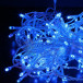 Светодиодная гирлянда с возможностью динамики 20 м., 200 синих LED ламп, 24V., прозрачный силиконовый провод, IP65, Beauty Led (EST200-3W10-1B)