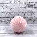 Шар винтажный Воздушное сердце 8 см., нежно-розовый, пенопласт, Christmas DeLuxe (87926) 