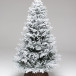 Искусственная елка Уссурийская заснеженная 180 см., 100% Литая хвоя, ЕлкиТорг (254180)
