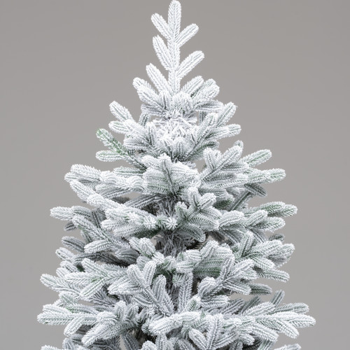 Искусственная елка Уссурийская заснеженная 180 см., 100% Литая хвоя, ЕлкиТорг (254180)