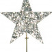 Макушка звезда 50 см., серебро, УКРАШЕНИЕ ДЛЯ ВЫСОТНОЙ ЕЛКИ (MZ-500SILVER)