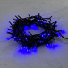Светодиодная нить 100 синих LED ламп, 10 м., 24В., черный провод ПВХ, LTC (PST100-11-1B)