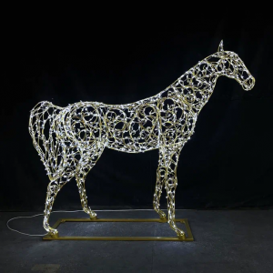 Светодиодная фигура Конь 180 см., Сад Радости (SR002)