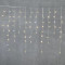 Светодиодная бахрома с колпачком 3,2*0,9 м., 180 теплых белых LED ламп, мерцание, прозрачный провод ПВХ, IP65, LTC (PIL180BLWCAP-10-2WW)