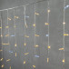 Светодиодная бахрома с колпачком 3,2*0,9 м., 180 теплых белых LED ламп, мерцание, прозрачный провод ПВХ, IP65, LTC (PIL180BLWCAP-10-2WW) в Санкт-Петербурге