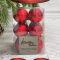 Набор пластиковых шаров Дивный 60 мм., красный, 12 шт., Christmas De Luxe (87555)