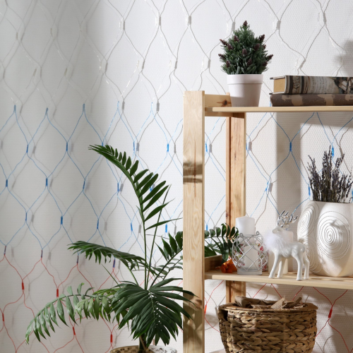 Гирлянда-сетка Флаг России 1.6 × 1.6 м, IP20, прозрачная нить, 144 LED,  220 В, Luazon Lighting (5198327) в Санкт-Петербурге