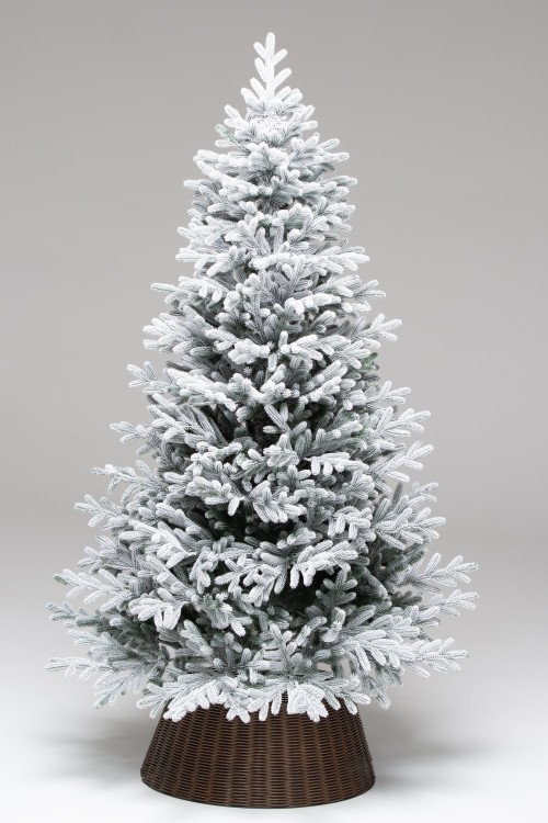 Искусственная елка Уссурийская заснеженная 210 см., 100% Литая хвоя, ЕлкиТорг (254210)