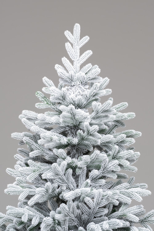 Искусственная елка Уссурийская заснеженная 210 см., 100% Литая хвоя, ЕлкиТорг (254210)