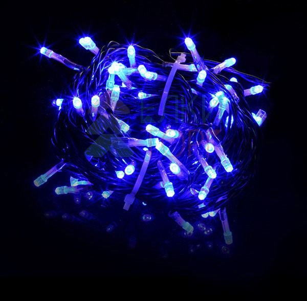 Комплект гирлянды на деревья 100 м., 5 лучей по 20 м, 24V, 1000 синих LED ламп, черный ПВХ, Beauty Led (KDD1000-11-1B) в Уфе