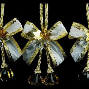 Украшение &quot;Подвеска- колокольчики&quot; цвет золото, (162768)