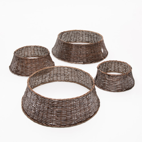 Корзина под елку Кантри Стайл 85*70*28 см., корричневая, разборная, ЕлкиТорг (85-232)