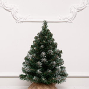 Искусственная елка Звездная заснеженная 60 см., мягкая хвоя ПВХ, ЕлкиТорг (188060)