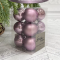 Набор пластиковых шаров Дивный 60 мм., лавандовый, 12 шт., Christmas De Luxe (87595)