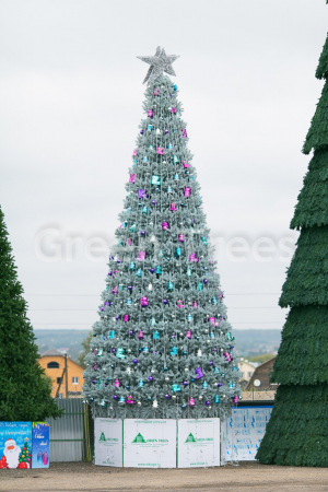 Уличная елка Уральская изумрудная 19 м., каркасная, ПВХ, Green Trees (GT19URPVCBL)