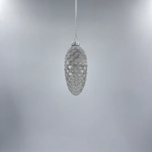 Набор стеклянных шишек Лесная прохлада 10*5 см.,12 шт., Christmas DeLuxe (13117)