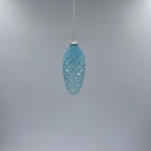 Набор стеклянных шишек Лесная прохлада 10*5 см.,12 шт., Christmas DeLuxe (13117)