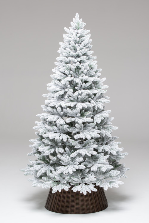 Искусственная елка Финская заснеженная 210 см., 100% Литая хвоя, ЕлкиТорг (255210)