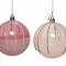 Набор пластиковых шаров Искры Любви 80 мм., розовый, 12 шт,  Kaemingk (020978)