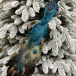 Елочное украшение Павлин королевский 50 см., синий, пенопласт, Christmas DeLuxe (13415) в Санкт-Петербурге