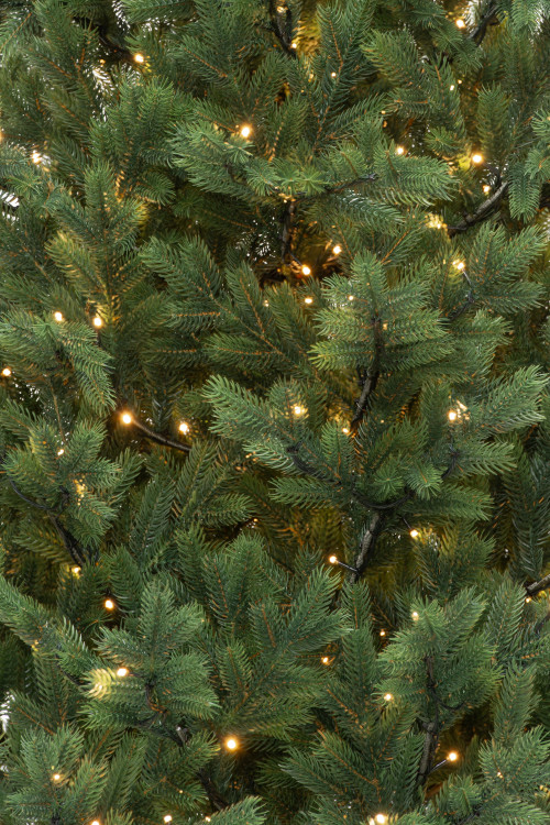 Искусственная елка Торжественная 270 см., 750 мульти/теплых белых Led ламп (2в1), 100% литая хвоя, ЕлкиТорг (186270)