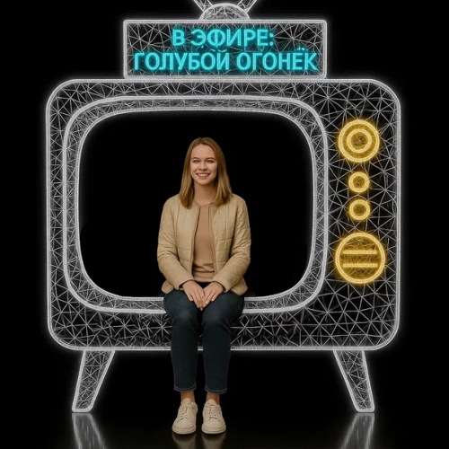 Светодиодная фотозона Голубой огонек 200 см., Сад Радости (SR102) в Тюмени