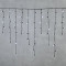 Светодиодная бахрома с колпачком 3,2*0,9 м., 180 холодных белых LED ламп, мерцание, черный провод ПВХ, IP65, LTC (PIL180BLWCAP-11-2W)