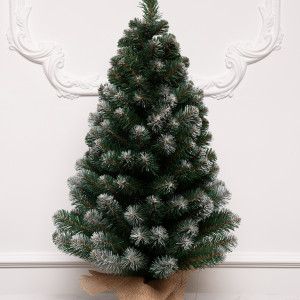 Искусственная елка Звездная заснеженная 90 см., мягкая хвоя ПВХ, ЕлкиТорг (188090)