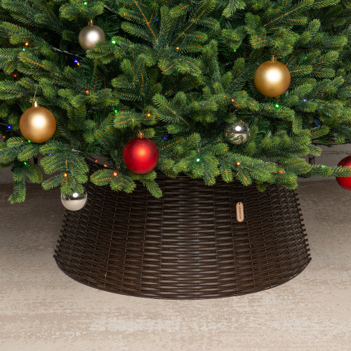 Корзина под елку ПРЕМИУМ Царская Лоза 87 см., разборная, хаски, ЕлкиТорг (87-229)