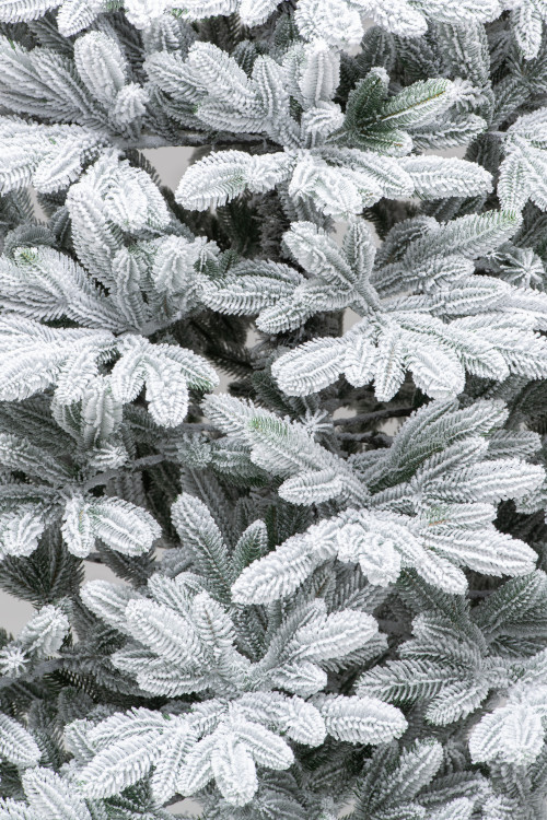 Искусственная елка Финская заснеженная 180 см., 100% Литая хвоя, ЕлкиТорг (255180)