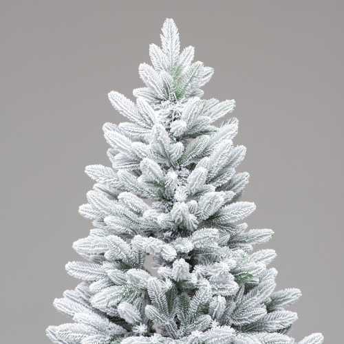 Искусственная елка Финская заснеженная 180 см., 100% Литая хвоя, ЕлкиТорг (255180)