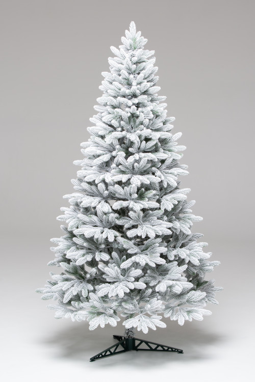 Искусственная елка Финская заснеженная 180 см., 100% Литая хвоя, ЕлкиТорг (255180)