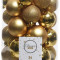 Набор пластиковых шаров Золотая Коллекция mix, 34 шт, Kaemingk (023150)