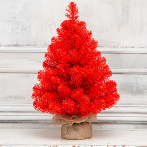 Искусственная елка Огненная 45 см., мягкая хвоя ПВХ, ЕлкиТорг (49045)