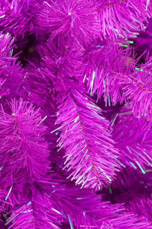 Искусственная елка Искристая 120 см., фиолетовая, мягкая хвоя, ЕлкиТорг (154120)