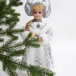 Снегурочка под елку в белой с серебром шубе и кокошнике 40 см., Triumph Tree  (84662) в Санкт-Петербурге
