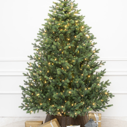 Искусственная елка Торжественная 300 см., 887 мульти/теплых белых Led ламп (2в1), 100% литая хвоя, ЕлкиТорг (186300)