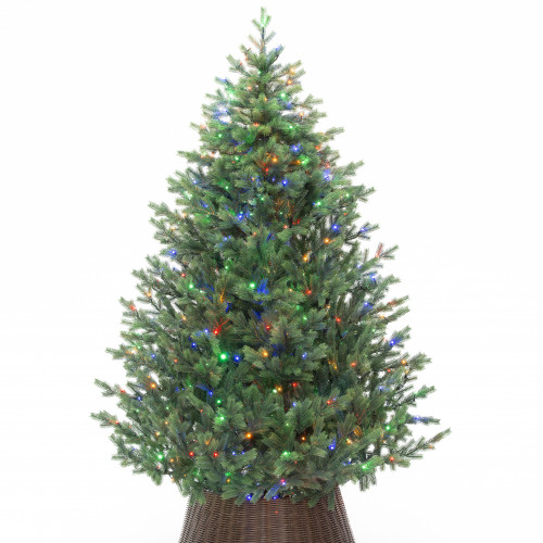 Искусственная елка Торжественная 300 см., 887 мульти/теплых белых Led ламп (2в1), 100% литая хвоя, ЕлкиТорг (186300)