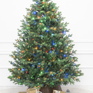 Искусственная елка Торжественная 300 см., 887 мульти/теплых белых Led ламп (2в1), 100% литая хвоя, ЕлкиТорг (186300)