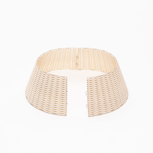 Корзина под елку Премиум Царская Лоза 65*48*30 см., разборная, бри, ЕлкиТорг (65-239) в Санкт-Петербурге