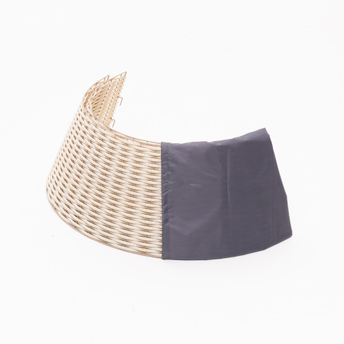 Корзина под елку Премиум Царская Лоза 65*48*30 см., разборная, бри, ЕлкиТорг (65-239) в Санкт-Петербурге