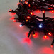 Светодиодная нить 100 красных LED ламп с мерцанием, 10 м., 24В., черный провод ПВХ, LTC (PST100BLW-11-1R)