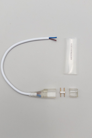 Установочный комплект для одностороннего Неона 8х16 мм., Белый, LTC (FR-23500)