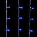 Светодиодный занавес 2*3 м., 600 синих LED ламп, прозрачный провод ПВХ, LTC (PCL602-10-2B)