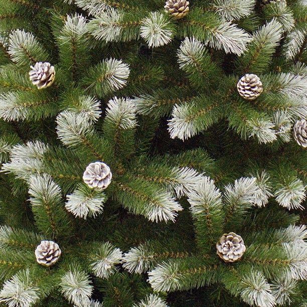 Сосна Женева заснеженная с шишками 185 см., ЛЕСКА, Triumph Tree (73118)